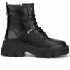 Brand new 😀 Women's Olivia Miller Alexa Platform Combat 🥾 Boots Black 💯
