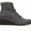 Best Pirce 🔥 Women's LifeStride Zone Wedge Booties Grey Multi ⌛