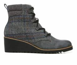 Best Pirce 🔥 Women's LifeStride Zone Wedge Booties Grey Multi ⌛