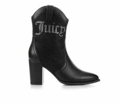 Discount 🎉 Women's Juicy Tamra Western 🥾 Boots Black ❤️