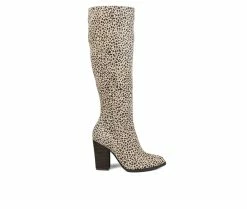 Wholesale 😉 Women's Journee Collection Kyllie Wide Calf Knee High 🥾 Boots Animal 😉
