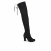 Cheapest ❤️ Women's Journee Collection Maya Wide Calf Over-The-Knee 🥾 Boots Black 🔔