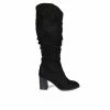 New 🌟 Women's Journee Collection Aneil Wide Calf Knee High 🥾 Boots Black 🎁