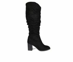 New 🌟 Women's Journee Collection Aneil Wide Calf Knee High 🥾 Boots Black 🎁