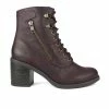 Deals 👏 Women's White Mountain Dorian Lace-Up 🥾 Boots Bordo 🌟