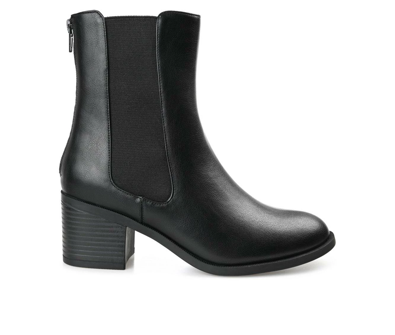 Discount π Women's Journee Collection Tayshia Block Heel Chelsea Booties Black β€οΈ 1 Discount π Women's Journee Collection Tayshia Block Heel Chelsea Booties Black β€οΈ