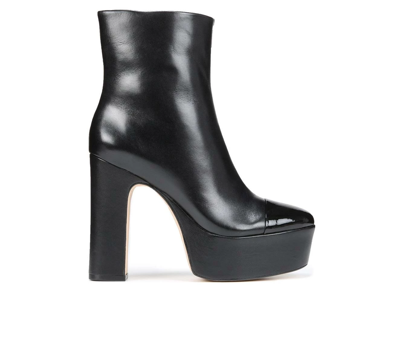 Wholesale π Women's Franco Sarto Valeria Platform Heeled Booties Black Leather π 1 Wholesale π Women's Franco Sarto Valeria Platform Heeled Booties Black Leather π