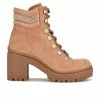 Top 10 👍 Women's Nine West Qwork Lace Up Heeled Booties Tan 😉