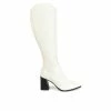 Top 10 🤩 Women's Journee Signature Laila Heeled Knee High 🥾 Boots Off White 🧨