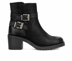 Promo 🔔 Women's Vintage Foundry Co Madison Heeled Booties Black 🧨