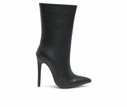 Hot Sale π Women's London Rag Micah Stiletto π₯Ύ Boots Black π₯