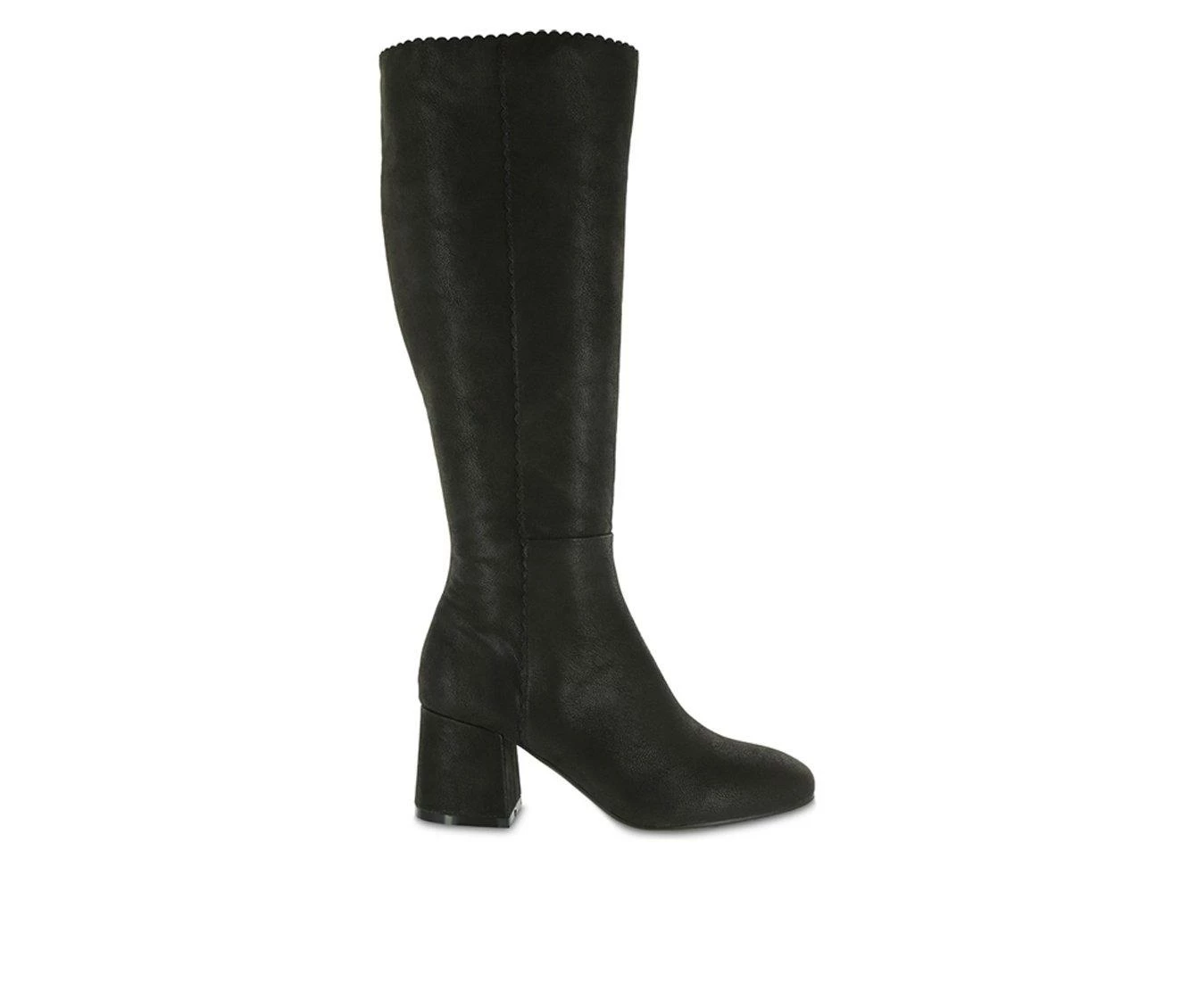 Best Pirce 🧨 Women's Mia Amore Valyrie Knee High 🥾 Boots Black 🧨 2 Best Pirce 🧨 Women's Mia Amore Valyrie Knee High 🥾 Boots Black 🧨 - Image 2