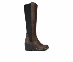 Brand new 😉 Women's Dr. Scholls Lindy Knee High Wedge 🥾 Boots Fudge Brown ✔️