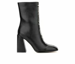 Wholesale ✨ Women's Gabrielle Union January Heeled Ankle Booties Black ❤️