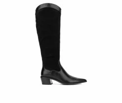 Best Sale 👍 Women's Torgeis Venezia Knee High 🥾 Boots Black 🛒 -Journee shop 1 607