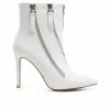 Cheapest 💯 Women's London Rag Hillary Stiletto Booties White 👍