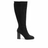 Best Sale 💯 Women's London Rag Zilly Knee High Heeled 🥾 Boots Black 🔥