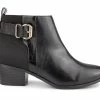 Best Sale 🎁 Women's London Fog Harmony Booties Black Smooth 🛒