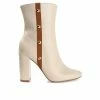 Buy 👏 Women's Journee Collection Gaibriel Heeled Booties Beige 👍