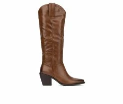 Promo ⭐ Women's Torgeis Arizona Western 🥾 Boots Brown 🌟