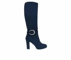 Cheap 🛒 Women's Impo Ovidia Knee High 🥾 Boots Midnight Blue W 🎉