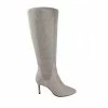 Best deal 🧨 Women's Jones NY Martin Heeled Knee High 🥾 Boots Grey 😀