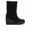 Wholesale 👏 Women's Coconuts By Matisse Comet Platform Wedge Booties Black 🤩