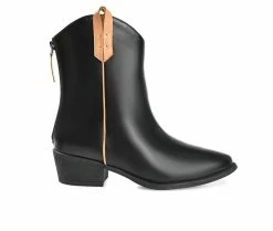 Budget ⭐ Women's Journee Collection Novva Western 🥾 Boots Black 🌟