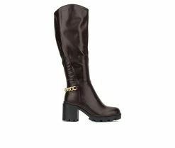 Flash Sale 🎉 Women's Torgeis Athena Knee High 🥾 Boots Brown 🧨 -Journee shop 1 823