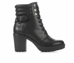 Flash Sale 🎉 Women's MIA Farah Fashion Hiking 🥾 Boots Black ⌛