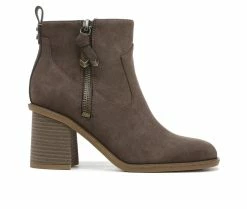 Flash Sale 😀 Women's Dr. Scholls Rodeo Western Inspired Booties Chestnut Brown 🛒