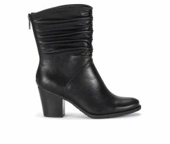 Cheapest 🌟 Women's Baretraps Leslie Mid Shaft Booties Black 😍 -Journee shop 1 953