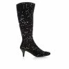 Outlet 😀 Women's Impo Namora Sequin Knee High 🥾 Boots Black 🛒