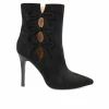 Best Sale 👏 Women's Journee Collection Deandre Stiletto Booties Black 🧨