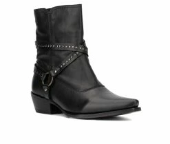 Brand new ✔️ Women's Vintage Foundry Co Alissa Western Inspired Booties Black ⌛ -Journee shop 2 1074