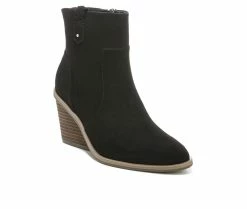 Budget 🌟 Women's Dr. Scholls Mirage Wedge Booties Black 😍 -Journee shop 2 1076