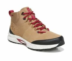 Discount 😉 Women's Ryka Summit Mid Hiking 🥾 Boots Doe Brown 🎁 -Journee shop 2 1094
