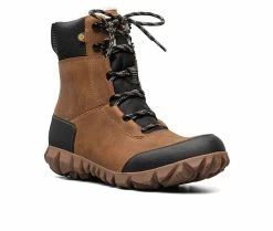 Deals 🧨 Women's Bogs Footwear 👩 Womens Arcata Urban Leather Tall Winter 🥾 Boots Carmel/Amber ⭐ -Journee shop 2 1105