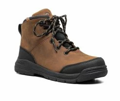 Best deal ⭐ Women's Bogs Footwear 👩 Womens Shale Leather Lace Up Ct Waterproof Winter 🥾 Boots Carmel/Amber ✔️ -Journee shop 2 1130