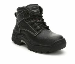 Wholesale 👏 Women's Skechers Work Workshire Krabok 77241 Steel Toe Work 🥾 Boots Black 👍 -Journee shop 2 1134