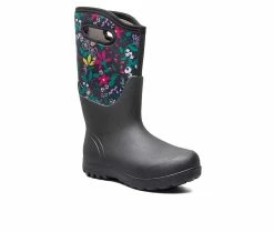 Discount 🥰 Women's Bogs Footwear Neo-Classic Cartoon Flower Winter 🥾 Boots Black Multi 🌟 -Journee shop 2 1142