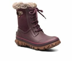 Promo 👏 Women's Bogs Footwear 👩 Womens Arcata Faded Winter 🥾 Boots Wine 😀 -Journee shop 2 1143