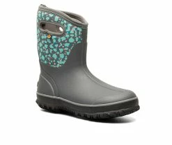 Hot Sale ⌛ Women's Bogs Footwear Classic Mid Animal Winter 🥾 Boots Gray Multi 🥰 -Journee shop 2 1144