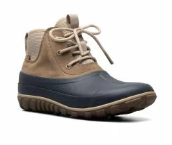 Cheapest 😍 Women's Bogs Footwear Classic Casual Lace Leather Rain 🥾 Boots TAUPE MULTI 😍 -Journee shop 2 1145