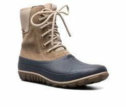 Deals 👏 Women's Bogs Footwear Classic Casual Tall Lace Leather Rain 🥾 Boots Taupe Multi ✨ -Journee shop 2 1147