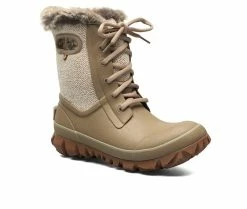 Discount 🥰 Women's Bogs Footwear 👩 Womens Arcata Cozy Chevron Winter 🥾 Boots Taupe 🛒 -Journee shop 2 1150