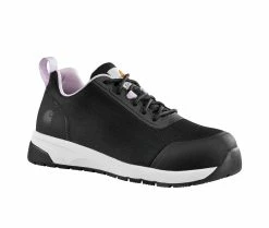 Promo ⌛ Women's Carhartt FA3081 👩 Women Force 3" SD Soft Toe Work 👟 Shoes Black/Amethyst 😀 -Journee shop 2 1153