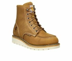 Budget 😍 Women's Carhartt FW6025 👩 Women's Wedge 6" Soft Toe Work 🥾 Boots Dark Bison ✨ -Journee shop 2 1156