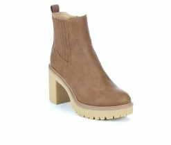 Deals 💯 Women's DV BY DOLCE VITA Jetta Booties Luggage 🎁 -Journee shop 2 12