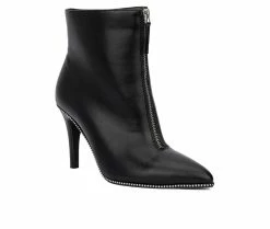 Cheapest 🧨 Women's Fashion To Figure Rider Heeled Booties Black Wide 🔥 -Journee shop 2 122